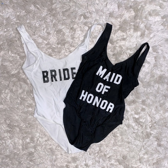 Bride & MOH Swimsuits - Picture 1 of 5